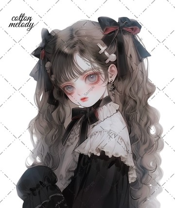 原創貼紙 no.408 人物貼紙 原創貼紙 人物貼紙 女孩貼紙 原創人物貼紙