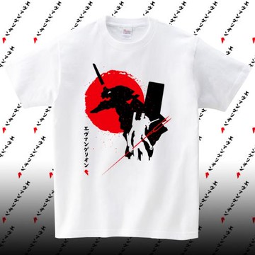 EVA福音戰士初號機朗基努斯之槍動漫短袖體恤男情侶T恤女