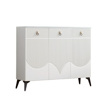 【MUNA家居】X-116型4尺晶石玻璃鞋櫃