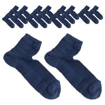 B.V.D. 90°氣墊運動女襪-BW304 空軍藍  22-25cm