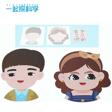 台灣出貨 科學實驗DIY 幼兒認識五官親子科技小製作國小國中幼兒園手工科學實驗玩具材料包