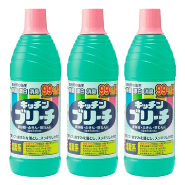 Mitsuei 廚房家用漂白水  600ml  3瓶