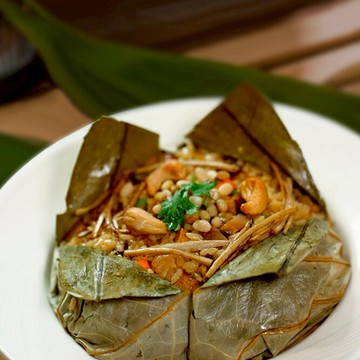 經典荷香八寶飯(全素) 1顆【素食】【港點】【寶達蔬食餐廳】【港式點心】