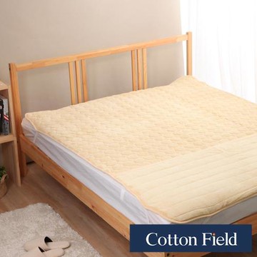 棉花田暖心超細纖維暖腳雙人保暖墊-香草牛奶