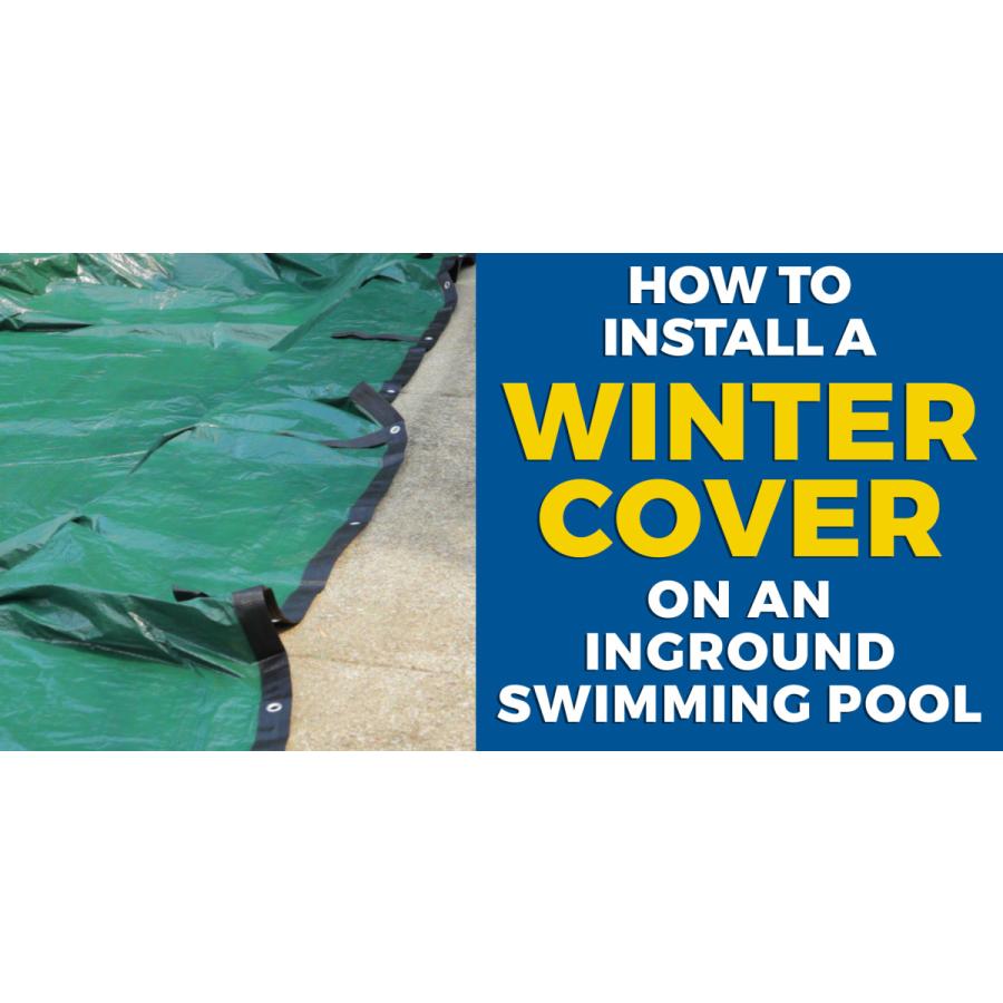 Buffalo Blizzard 25-Foot-by-50-Foot Rectangle Winter Cover In-Ground Swimming Pools