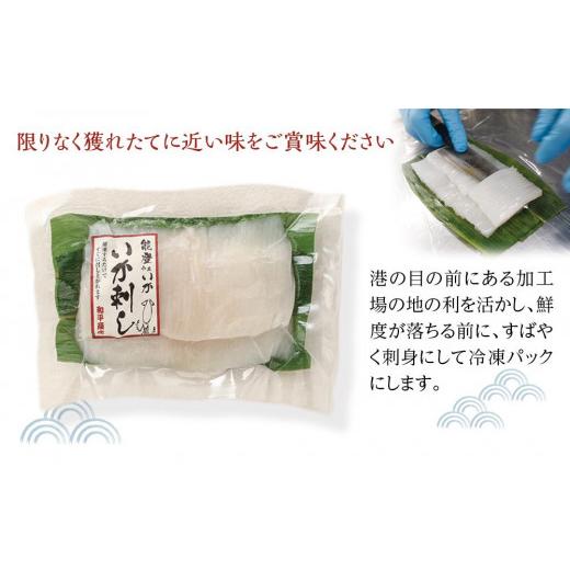 ふるさと納税 石川県 能登町 いか刺し80g×4パック