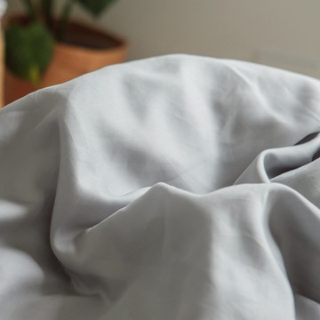 翔仔居家 LF系列 60支天絲 枕套+被套組【深灰雪松】Tencel 萊賽爾天絲 單人 雙人 枕頭套 兩用被套 薄被套