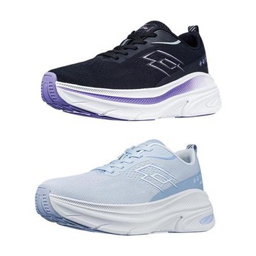 Lotto 慢跑鞋 女鞋 寬楦 輕量 LT-RUN 73 黑紫/水藍【運動世界】LT6AWR6000/LT6AWR6006