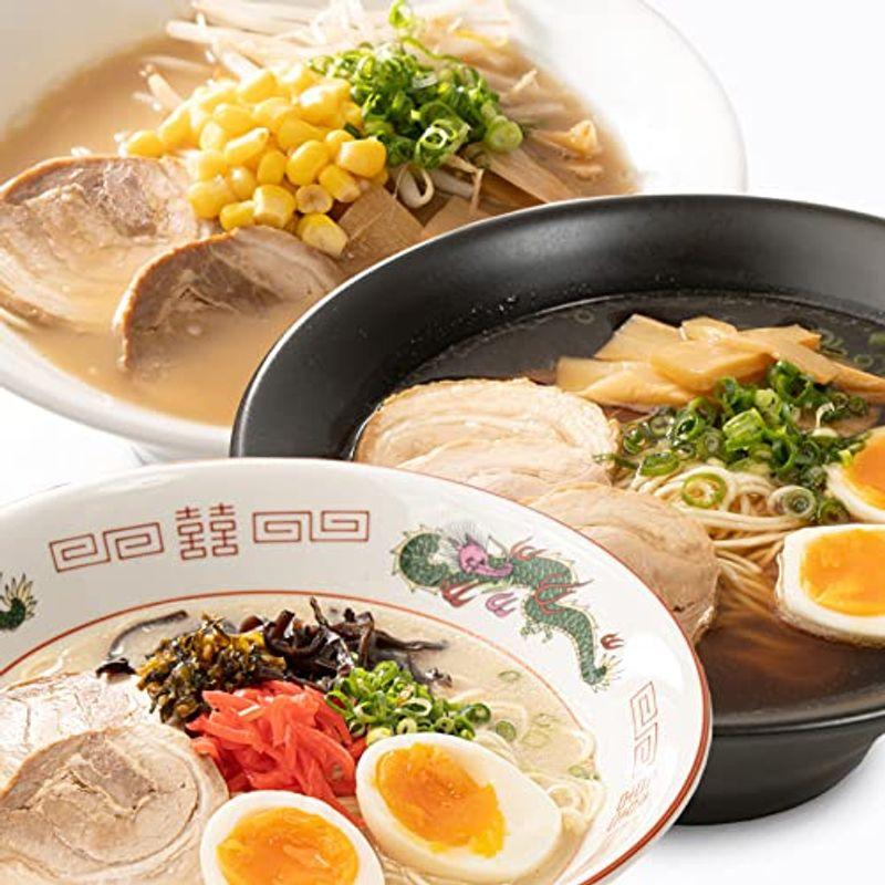 博多生ラーメン三昧21食 3種類の味（とんこつ味・しょうゆとんこつ味・味噌とんこつ味） おうちで本格博多ラーメン