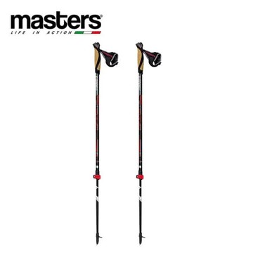 義大利MASTERS High Speed 卡魯二節式健行杖 2入