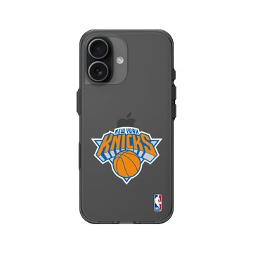 iPhone 17 Clear (相機按鈕) 酷墨灰 - NBA - Logo-紐約尼克 New York Knicks