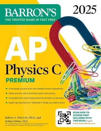 AP Physics C Premium 8/e, 2025 (1版) Robert A. Pelcovits Ph.D. 2024 Barron's