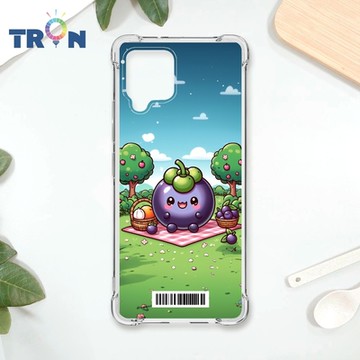 TRON 三星 A42 野餐的山竹系列 四角防摔載具殼 軟殼 手機殼