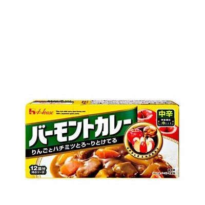 送料無料　バーモントカレー中辛　ハウス　230g　ルウ　60個