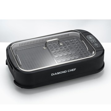 【Diamond Chef】智能觸控二合一無煙電烤盤 EL18023-10100