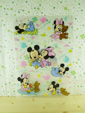 【震撼精品百貨】Micky Mouse 米奇/米妮  L夾-白寶寶 震撼日式精品百貨