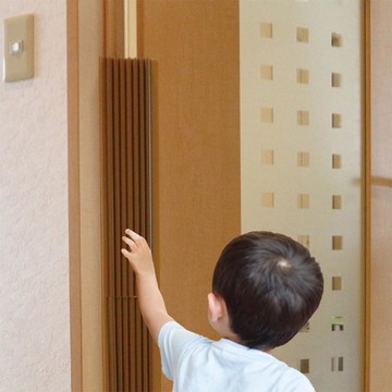 akachan honpo - 門縫專用安全護條-2個-咖啡色