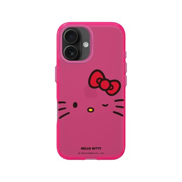 iPhone 16 Clear 粉漾桃 - 三麗鷗-Hello Kitty - 啾咪