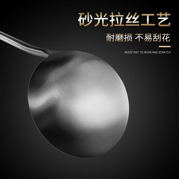 出清不補 掃貨趁現在 濾勺 撈勺 湯勺 不鏽鋼 長湯勺 廚房料理 料理杓 油杓 德系304湯勺家用高檔精緻不鏽鋼勺子長柄