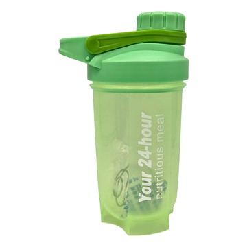 經典手提直飲搖搖杯 攪拌球健身杯 500mL  綠色  1組