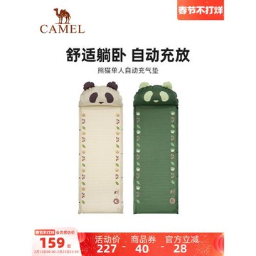 駱駝戶外自動充氣墊帳篷地墊露營防潮墊子加厚野炊野餐墊睡墊坐墊