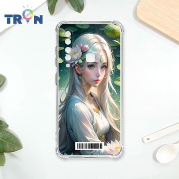 TRON 三星 A9 (2018) 荷葉中的少女 四角防摔載具殼 軟殼 手機殼
