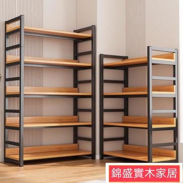 【廠傢直銷】超商專區 超市多層陳列架 商品展示架 收納架 貨架 家用書架 落地展示架 簡易鋼木儲物架子jshshm7004