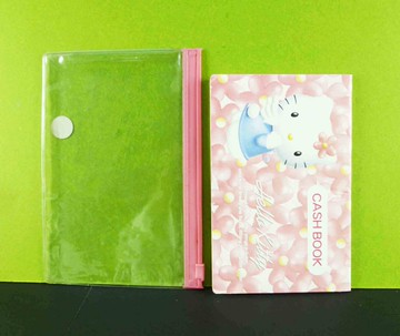 【震撼精品百貨】Hello Kitty 凱蒂貓 記帳本附套-粉天使 震撼日式精品百貨