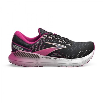 Brooks Glycerin Gts 20 女 慢跑鞋 氮氣中底 甘油 震緩緩衝 支撐 黑 [1203701B094]