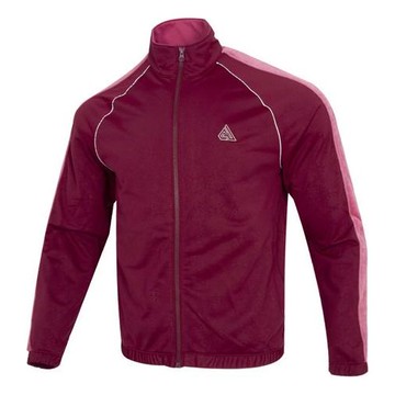 Men's Nike Ga Nk Lwt Jkt Athleisure Casual Sports Stand Collar Colorblock Jacket Wine Red
