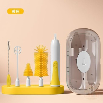🎁好康連結🎁電動奶瓶清潔刷嬰兒專用加長柄全自動清洗奶瓶多功能吸管刷紫外線