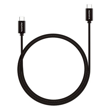 ADATA 威剛 100W PD TYPE-C快充傳輸線 E-Marker 晶片  2m  黑色  1個