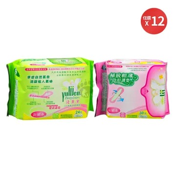 優麗潔 小天使加長護墊180mm/天然草本護墊170mm任選X12包
