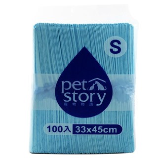 pet story 經濟型犬貓專用尿布100片入 (30x45cm)-2包  迅速吸收保持潔淨
