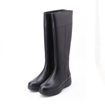 LUZZI 拉鍊長靴 黑 女鞋