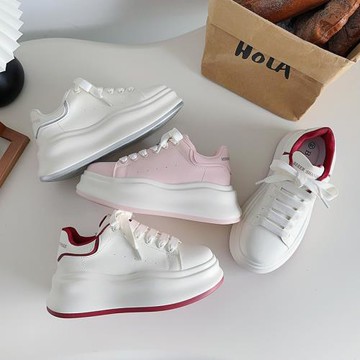 蓓爾厚底韓版增高小白鞋2025春秋款新款學生板鞋百搭休閑鞋LZ6077