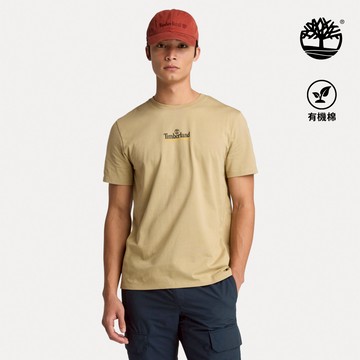 男款檸檬黃休閒短袖T恤|A6AAUDH4