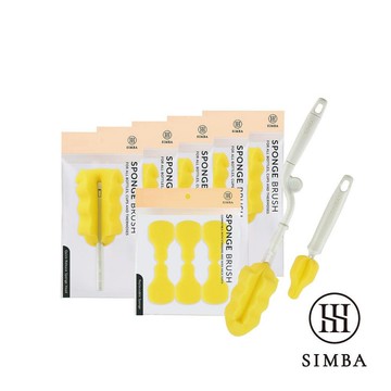 小獅王辛巴超柔無垢海綿快拆旋轉奶瓶刷替換組 423元