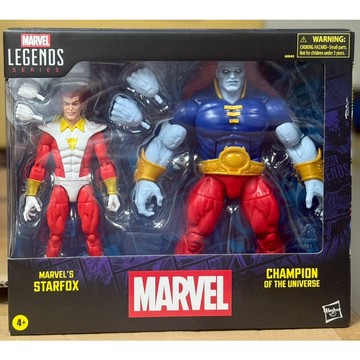 【超萌行銷】  漫威 Marvel Legends 6吋 星狐 Starfox & 宇宙冠軍 Champion 兩入組
