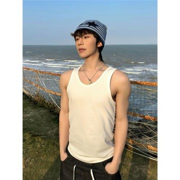 Xanvas四色高彈合身背心親膚舒適夏季日常百搭