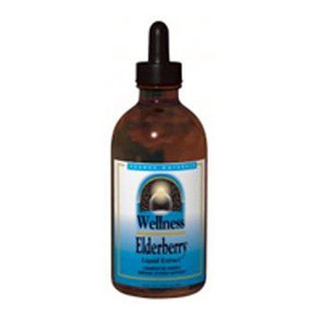 Wellness Elderberry Liquid Extract 8 oz by Source Naturals