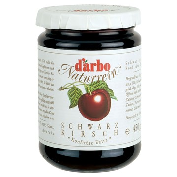 Darbo 徳寶 Naturrein 黑櫻桃果醬 450g  1罐