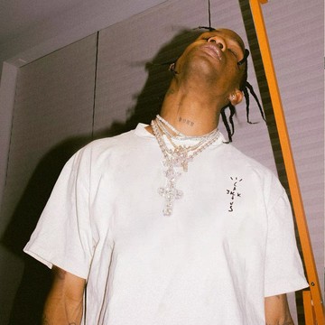 🚀台灣出貨&柔軟透氣⚡300克重磅跨境新款短袖潮牌上衣美式Travis Scott 簡約全棉短袖