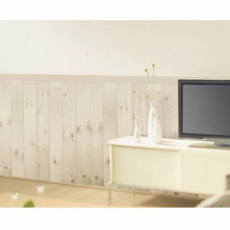 アクセント壁紙 腰壁シート 約９２ ２５０ｃｍ カラー ホワイト 通販 Lineポイント最大get Lineショッピング