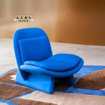 公司貨 免運 可開立發票 沙發 沙發椅 單人沙發 客廳沙發現代簡約設計師布藝休閑椅別墅家用客廳陽臺休閑椅意式單人洽談椅工廠現貨直銷 售後保障 全館八折 5k830