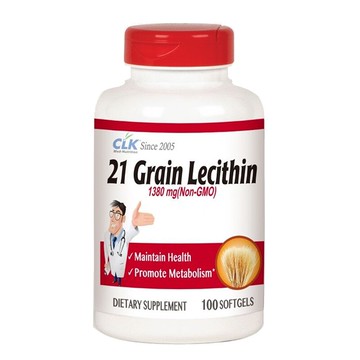 CLK 健生 天然卵磷脂1380毫克(非基改大豆) 100粒/瓶