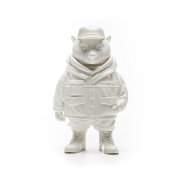 Filter017 米斯獾聯名軟膠公仔 白色素體