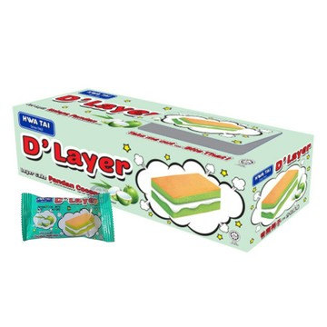 五色優食 HWA TAI 華大 夾心蛋糕系列 香蘭椰子風味 324g (內含18小包) 馬來西亞 下午茶 班蘭蛋糕 甜點
