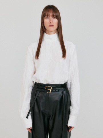 ZNOW High Neck Shirt - White