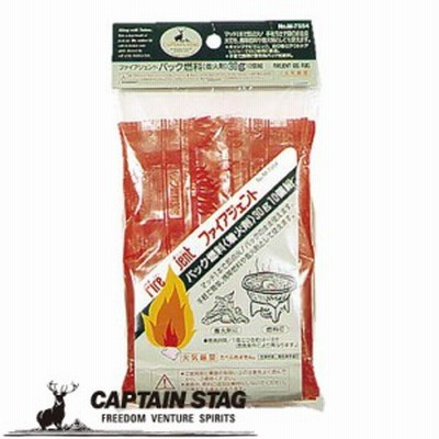 ファイアジェントパック燃料(着火剤) 30g 10個組 アウトドア・キャンプ用品 キャプテンスタッグ CAPTAIN STAG 屋外 レジャーソロキャンプ